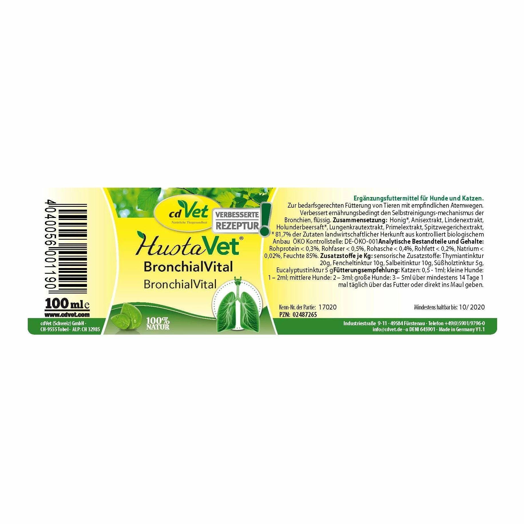 CdVet HustaVet BronchialVital - Image 2