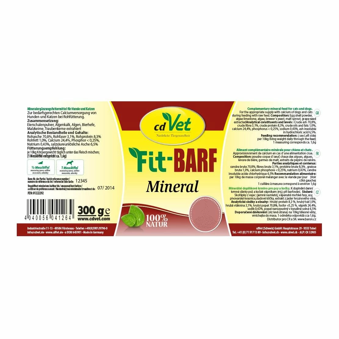 CdVet Fit-BARF Mineral - Image 2