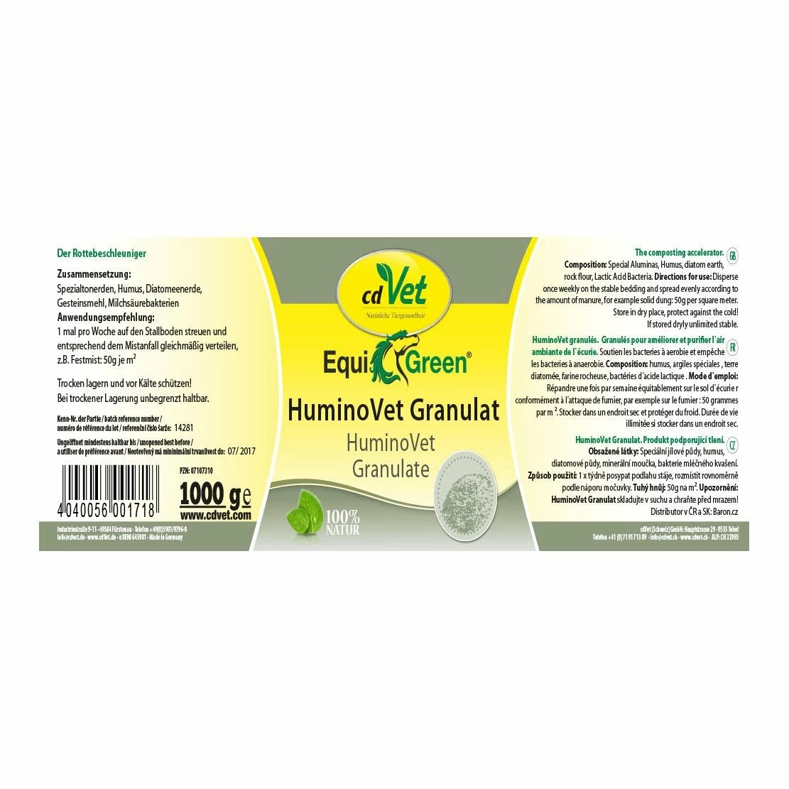 CdVet EquiGreen HuminoVet Granulat - Image 2