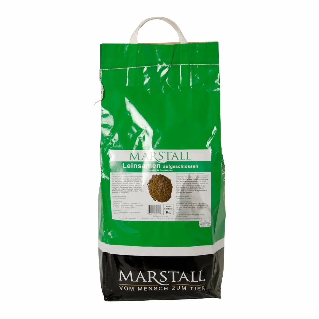 Marstall Leinsamen Aufgeschlossen