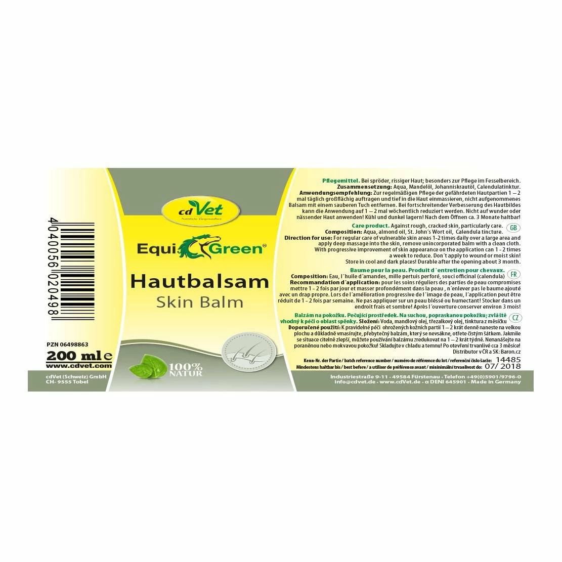 CdVet EquiGreen Hautbalsam - Image 6
