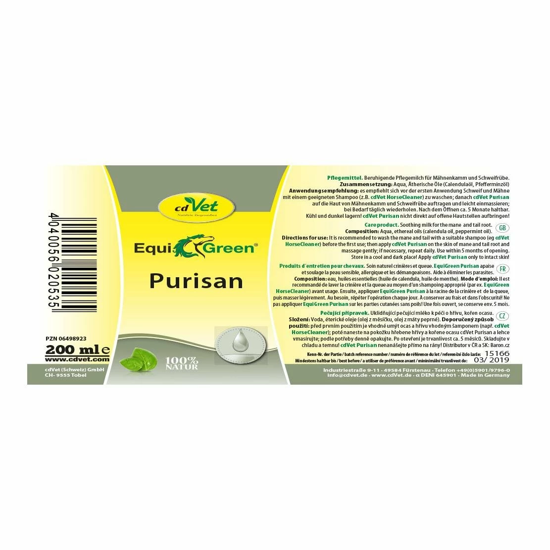 CdVet EquiGreen Purisan - Image 2