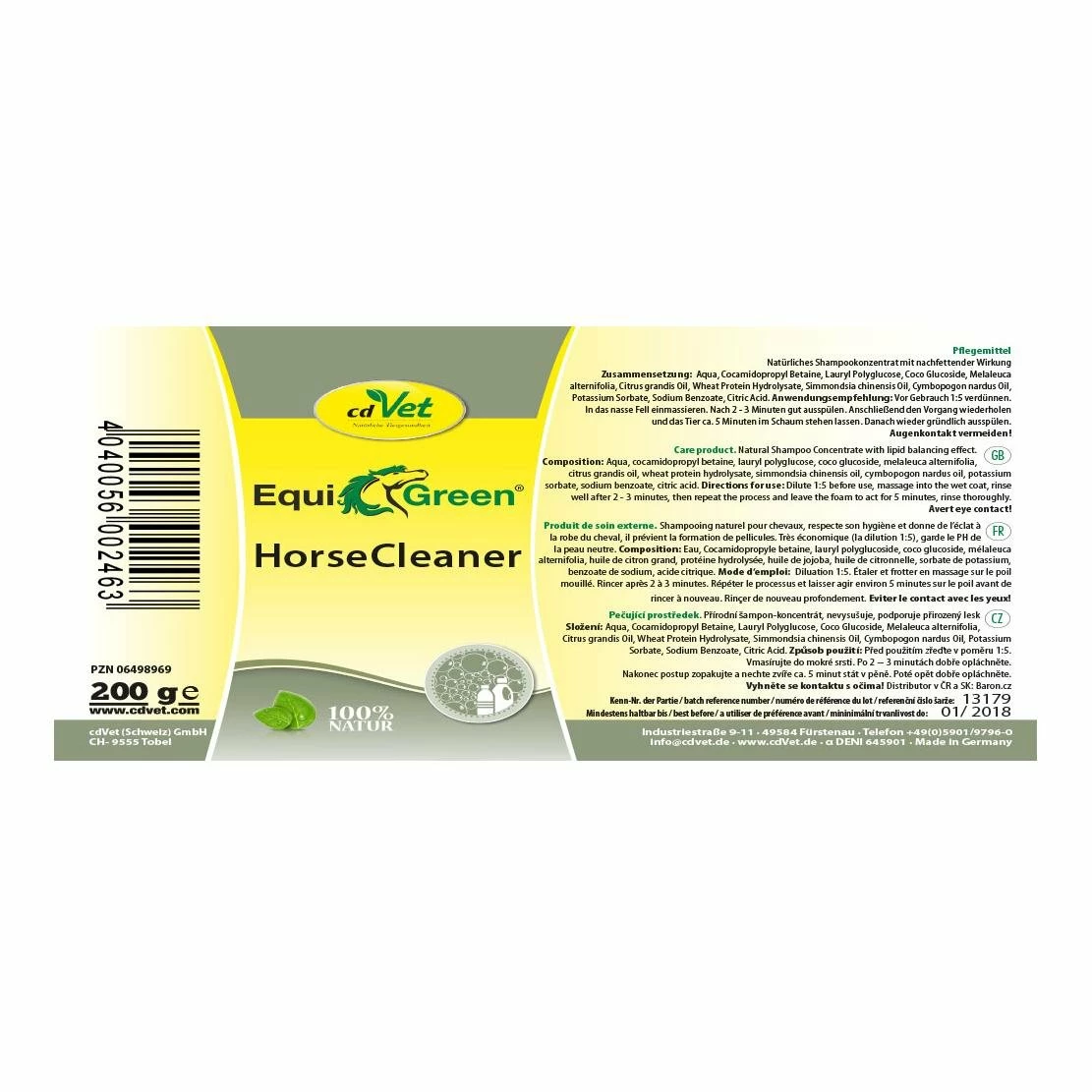 CdVet EquiGreen HorseCleaner - Image 2
