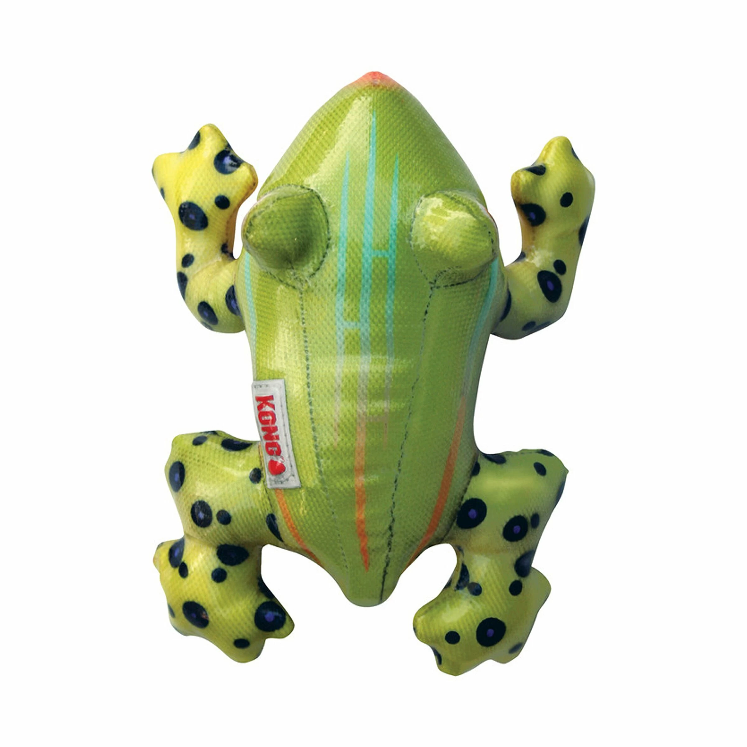 KONG Hundespielzeug Shieldz Tropics Frosch M