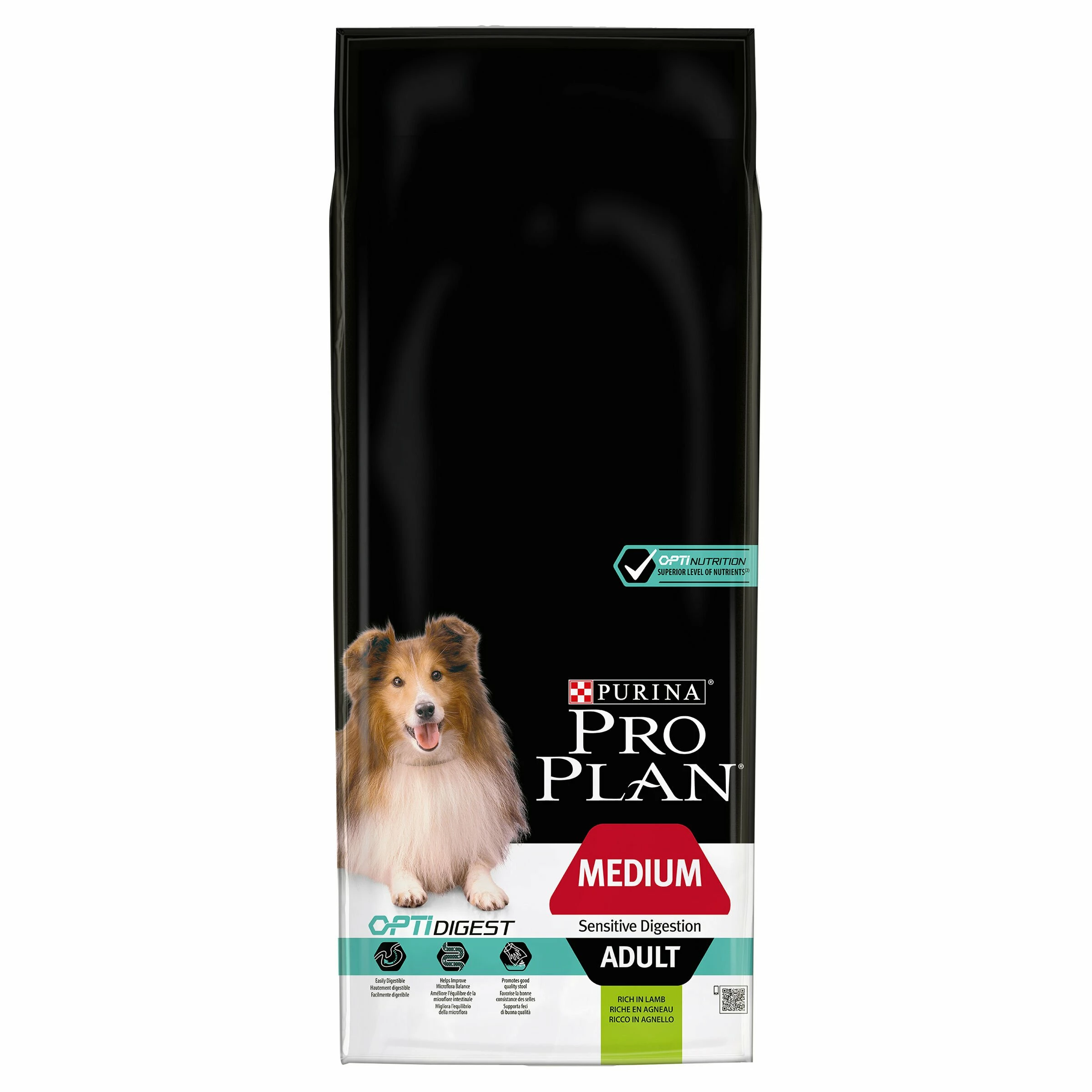 Pro Plan Dog Medium Adult OPTI DIGEST Lamm 14kg