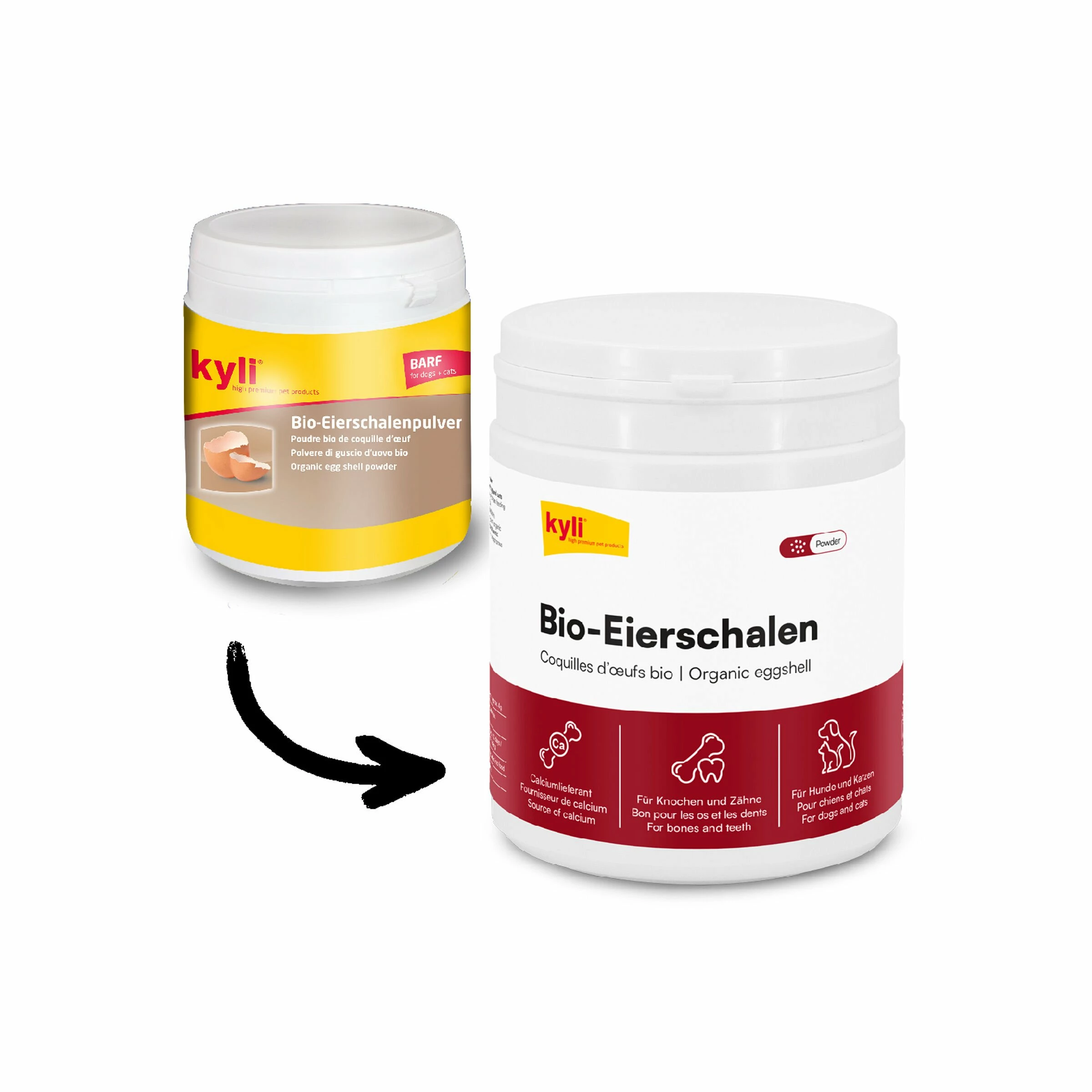 Kyli Futterzusatz BIO Eierschalenpulver 470g - Image 2