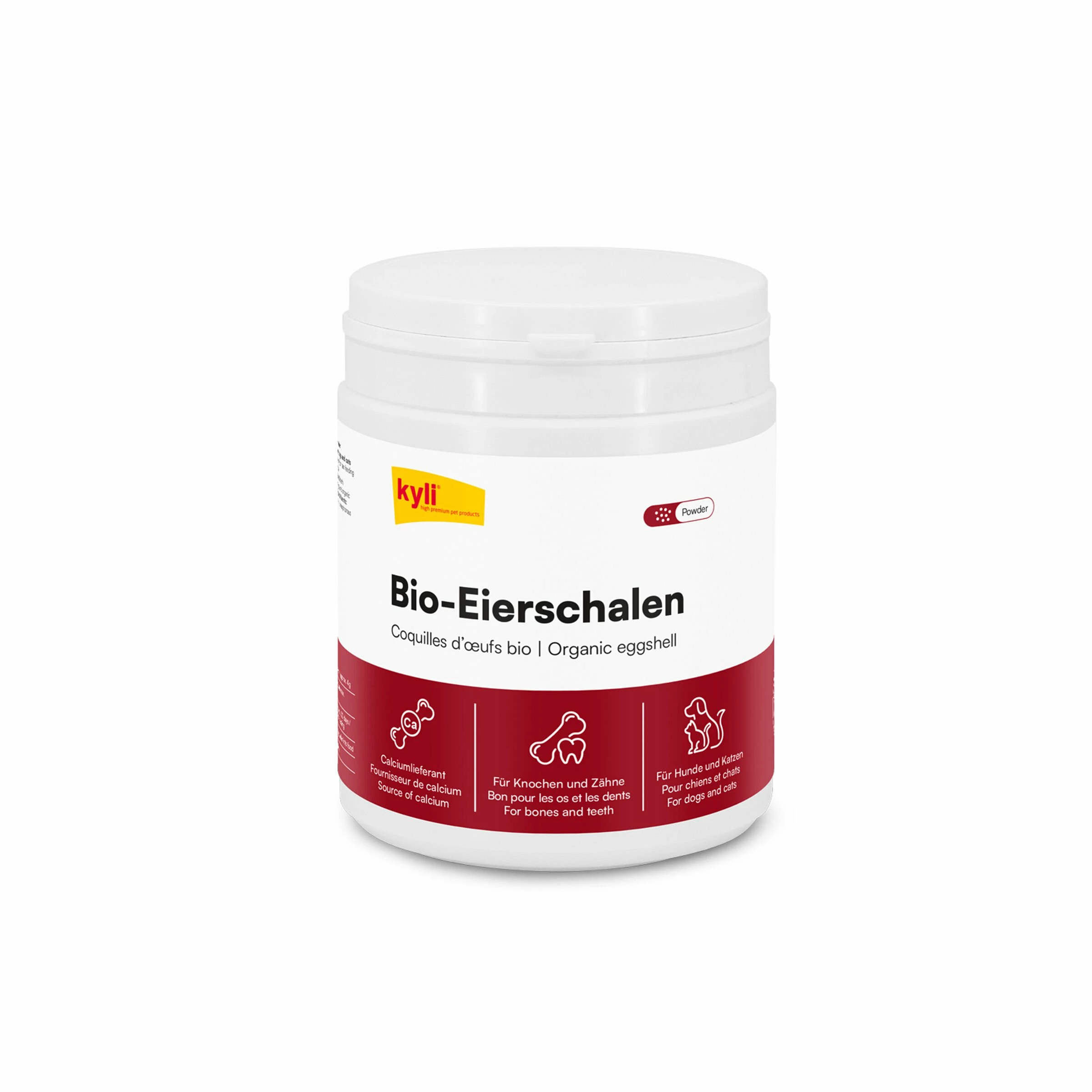 Kyli Futterzusatz BIO Eierschalenpulver 470g