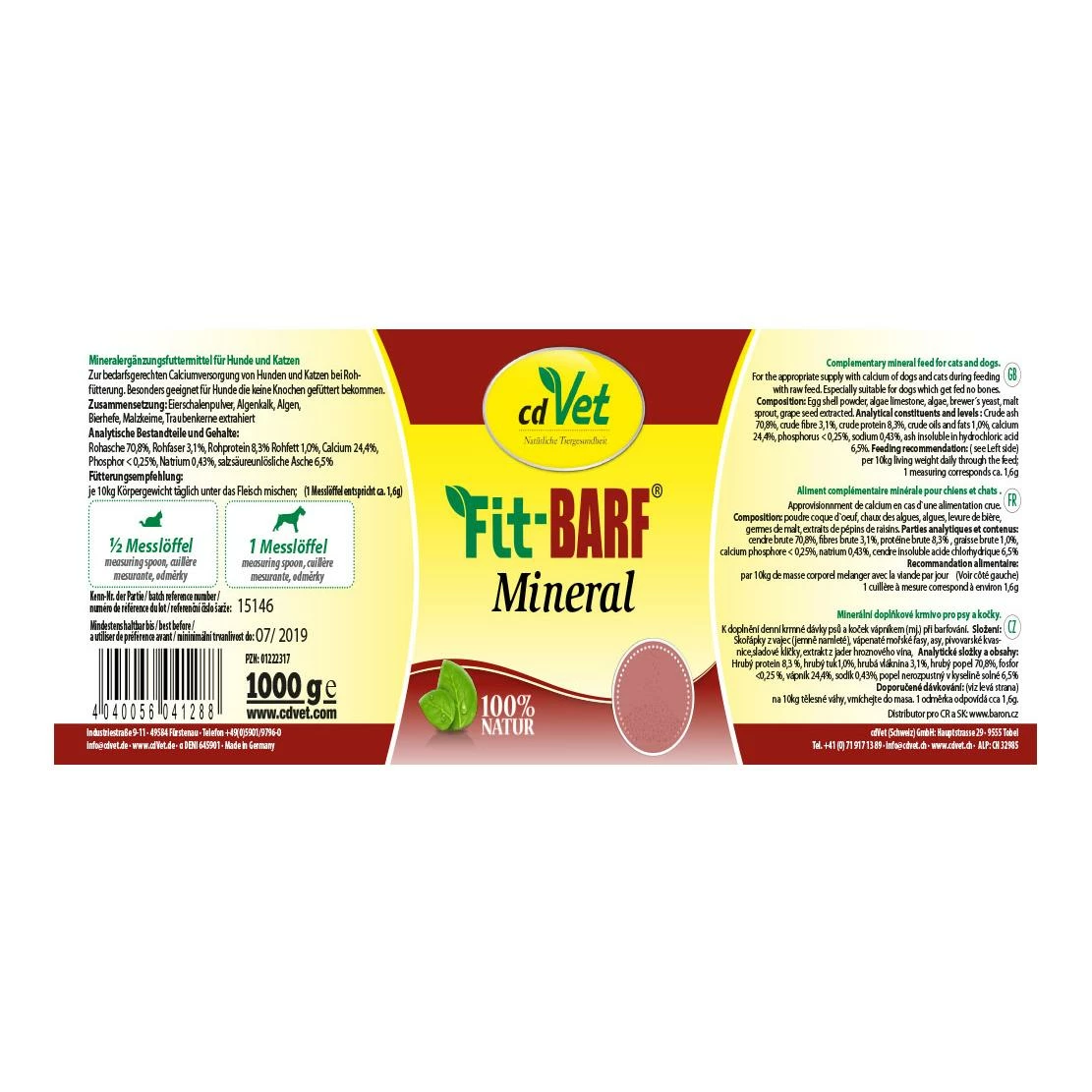 CdVet Fit-BARF Mineral - Image 4