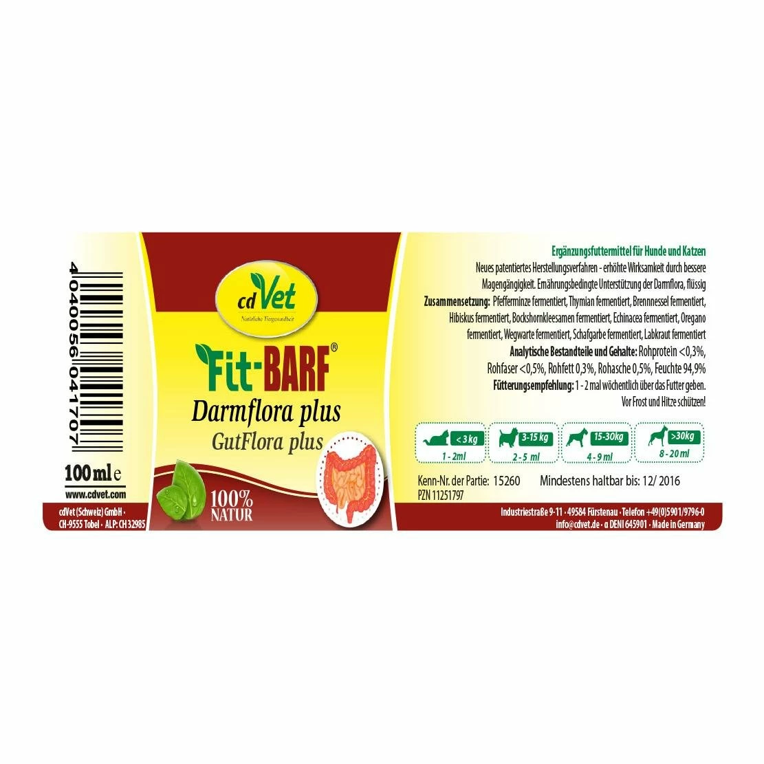 CdVet Fit-BARF DarmFlora Plus - Image 2