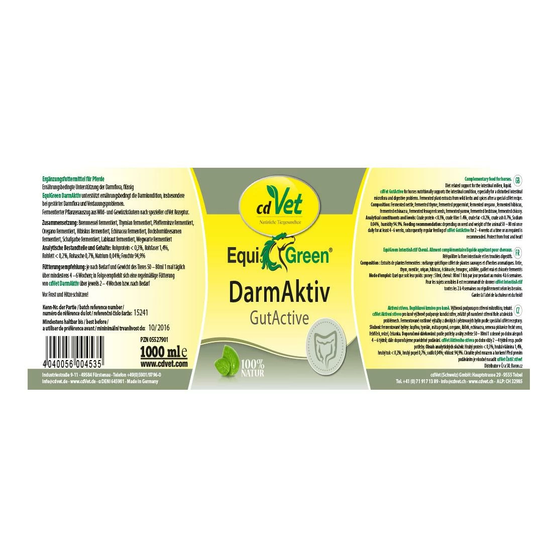 CdVet EquiGreen DarmAktiv - Image 2