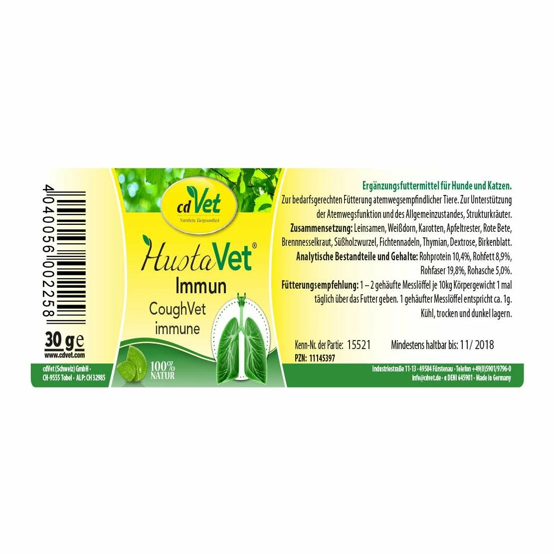 CdVet HustaVet Immun - Image 2