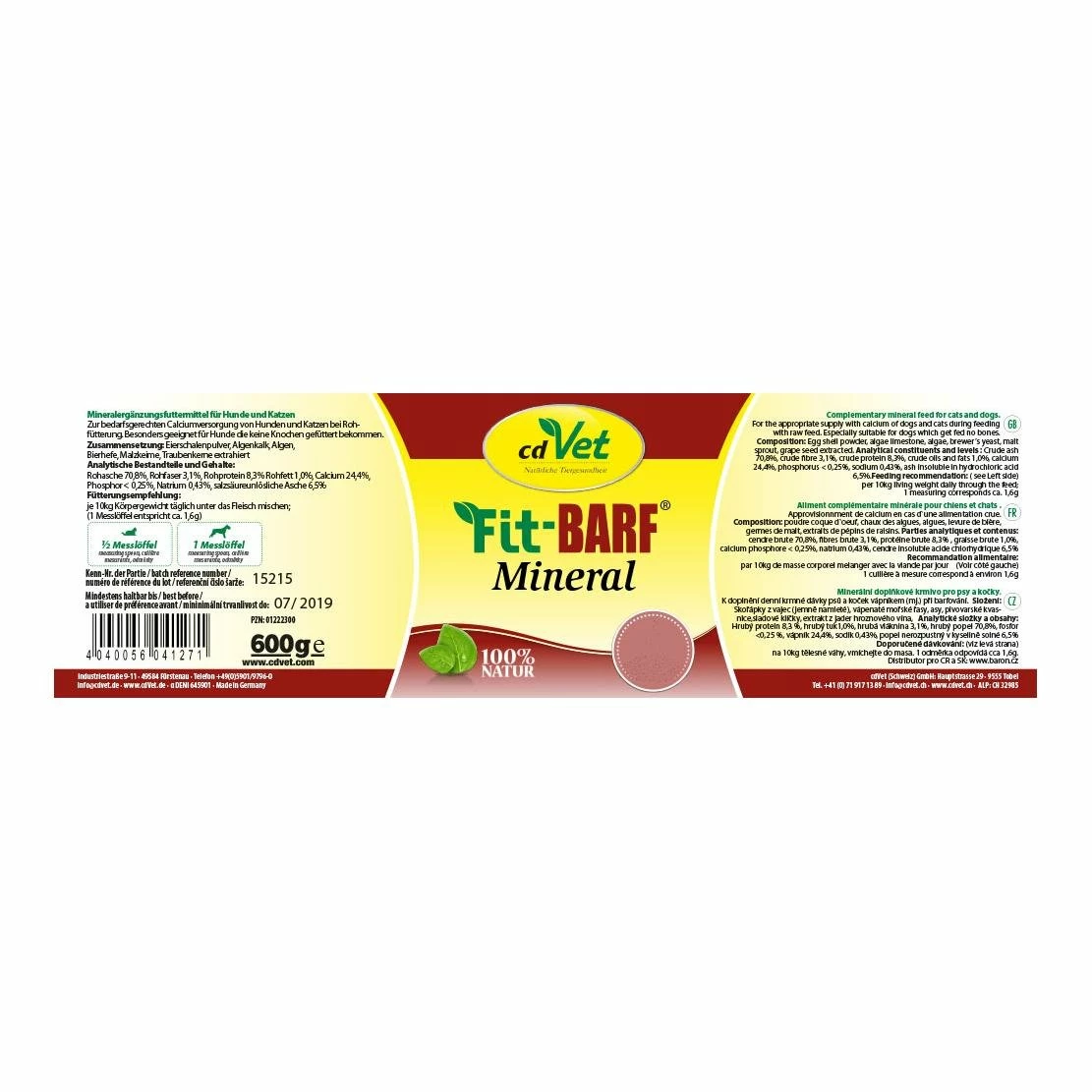 CdVet Fit-BARF Mineral - Image 3