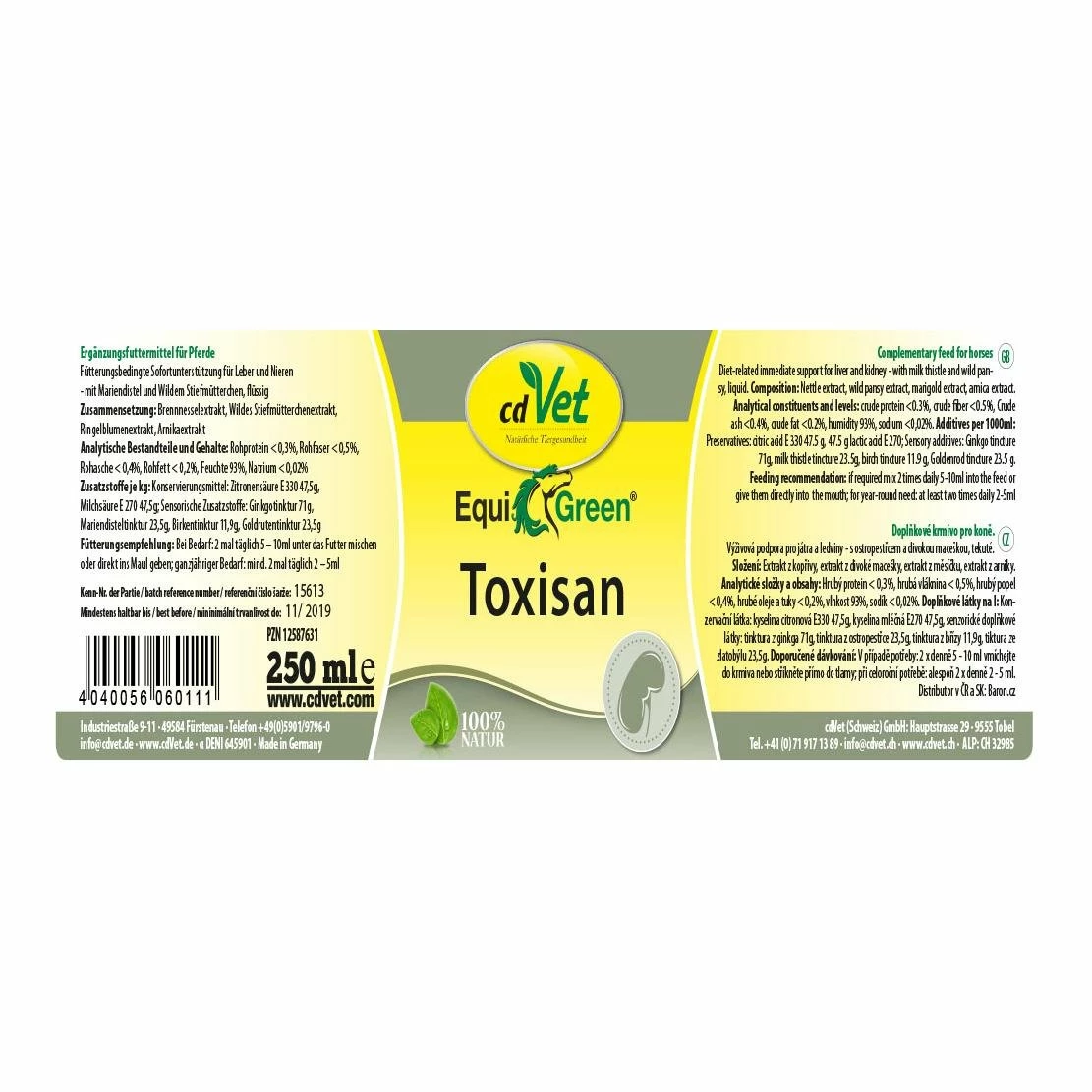 CdVet EquiGreen Toxisan - Image 2