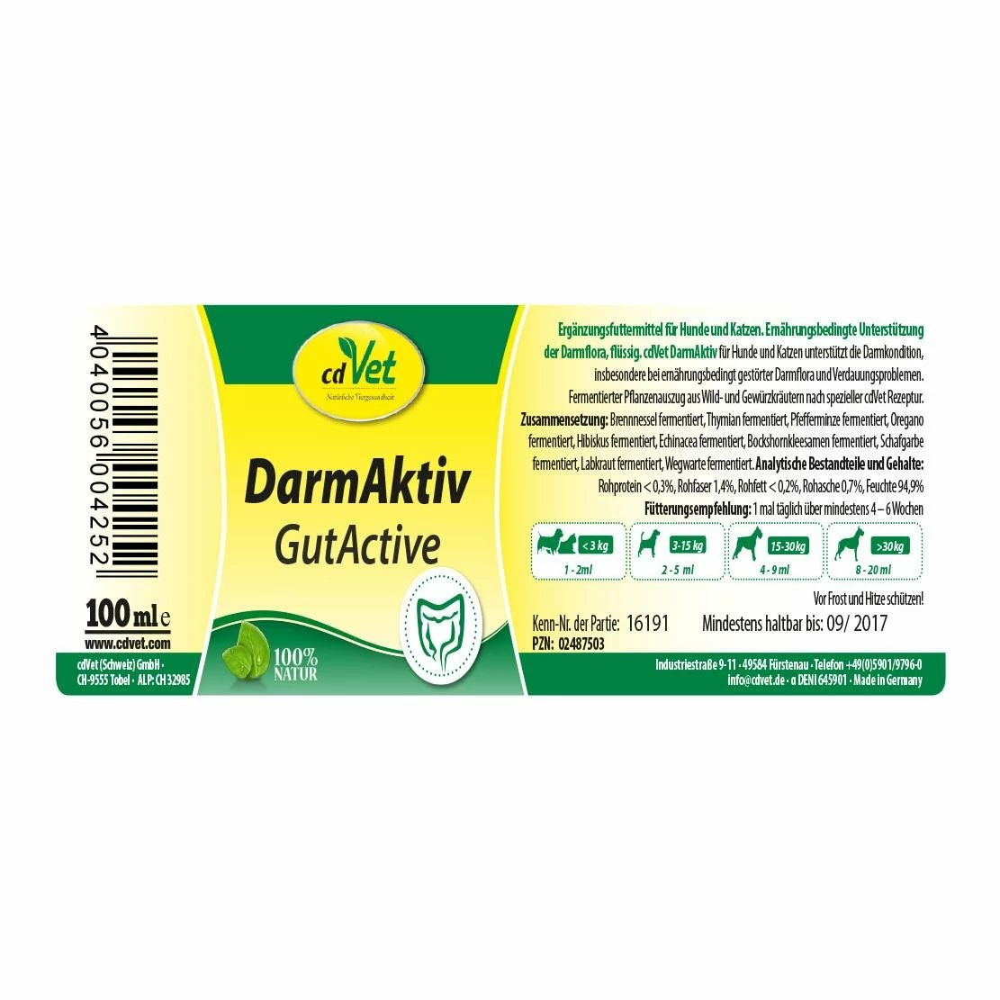 CdVet DarmAktiv Hund & Katze - Image 2