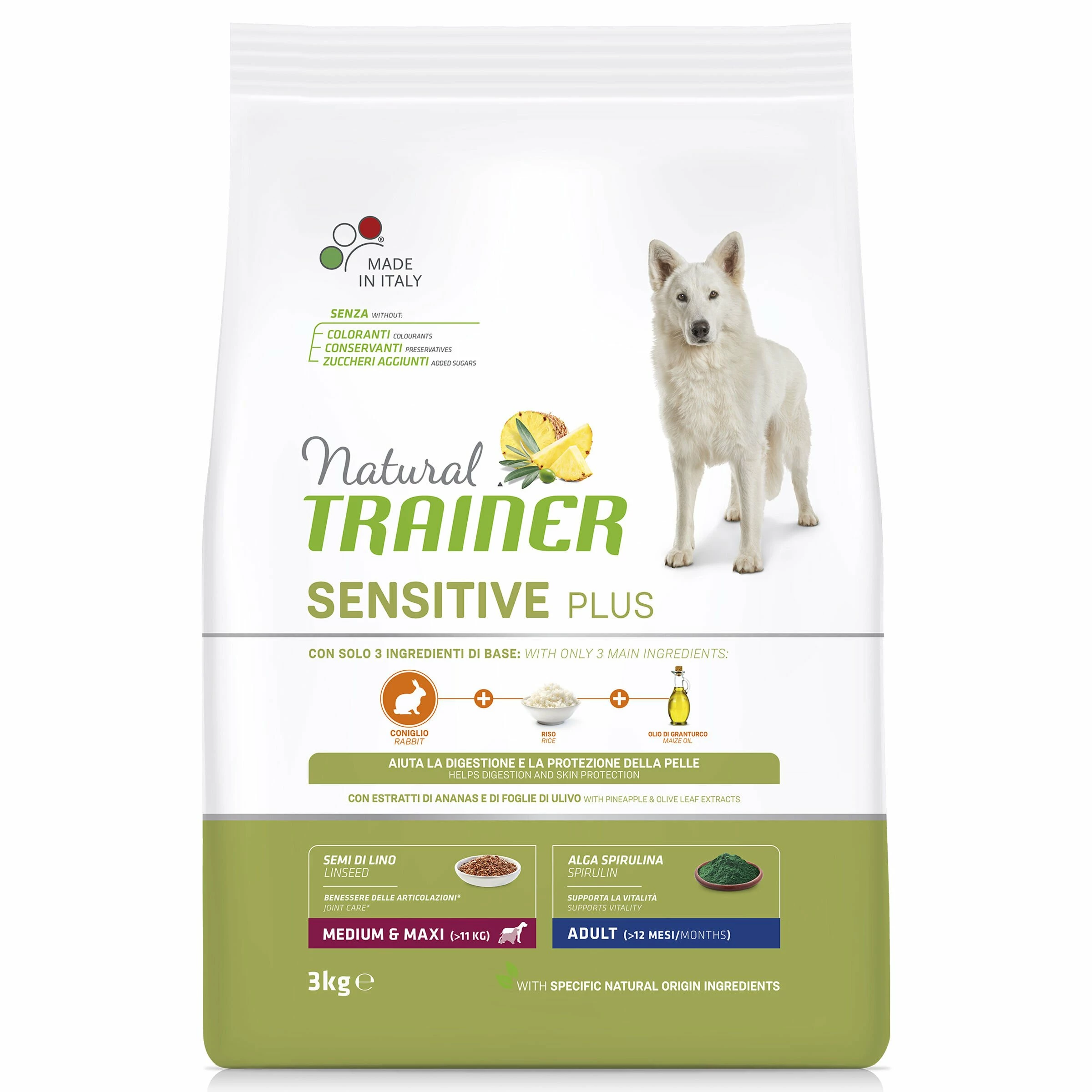 Trainer Hundefutter Sensitive Plus Medium & Maxi Adult Kaninchen