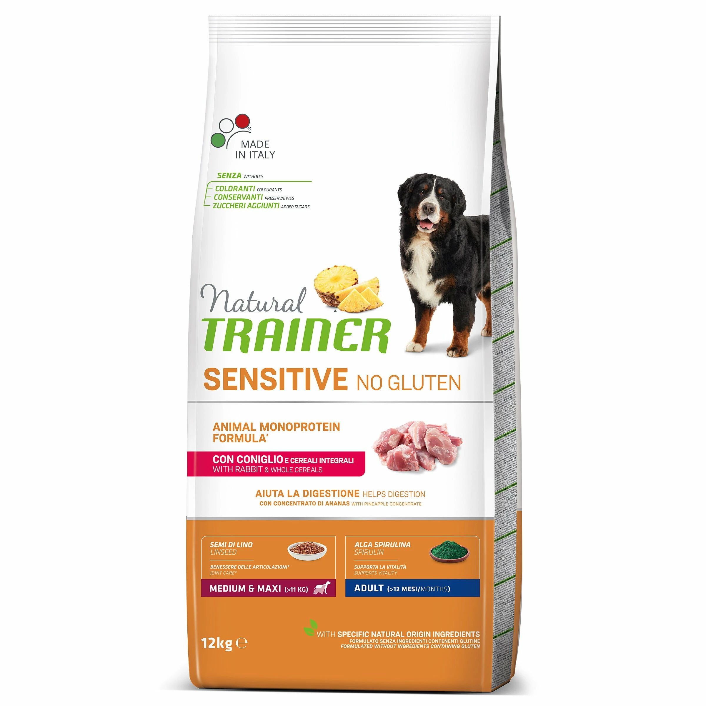 Trainer Hundefutter Sensitive Plus Medium & Maxi Adult Kaninchen - Image 2