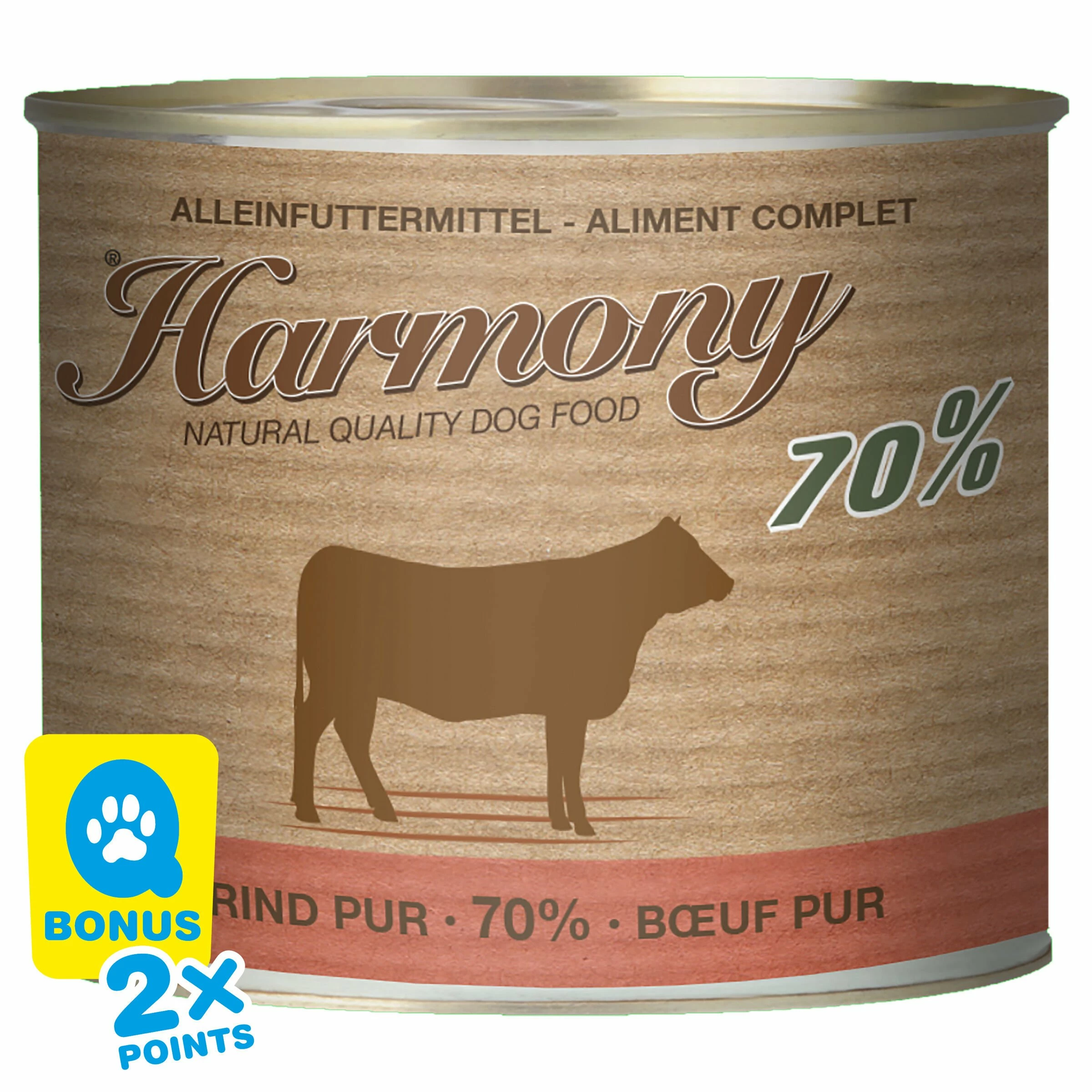 Harmony Dog Natural Nassfutter Rind Pur