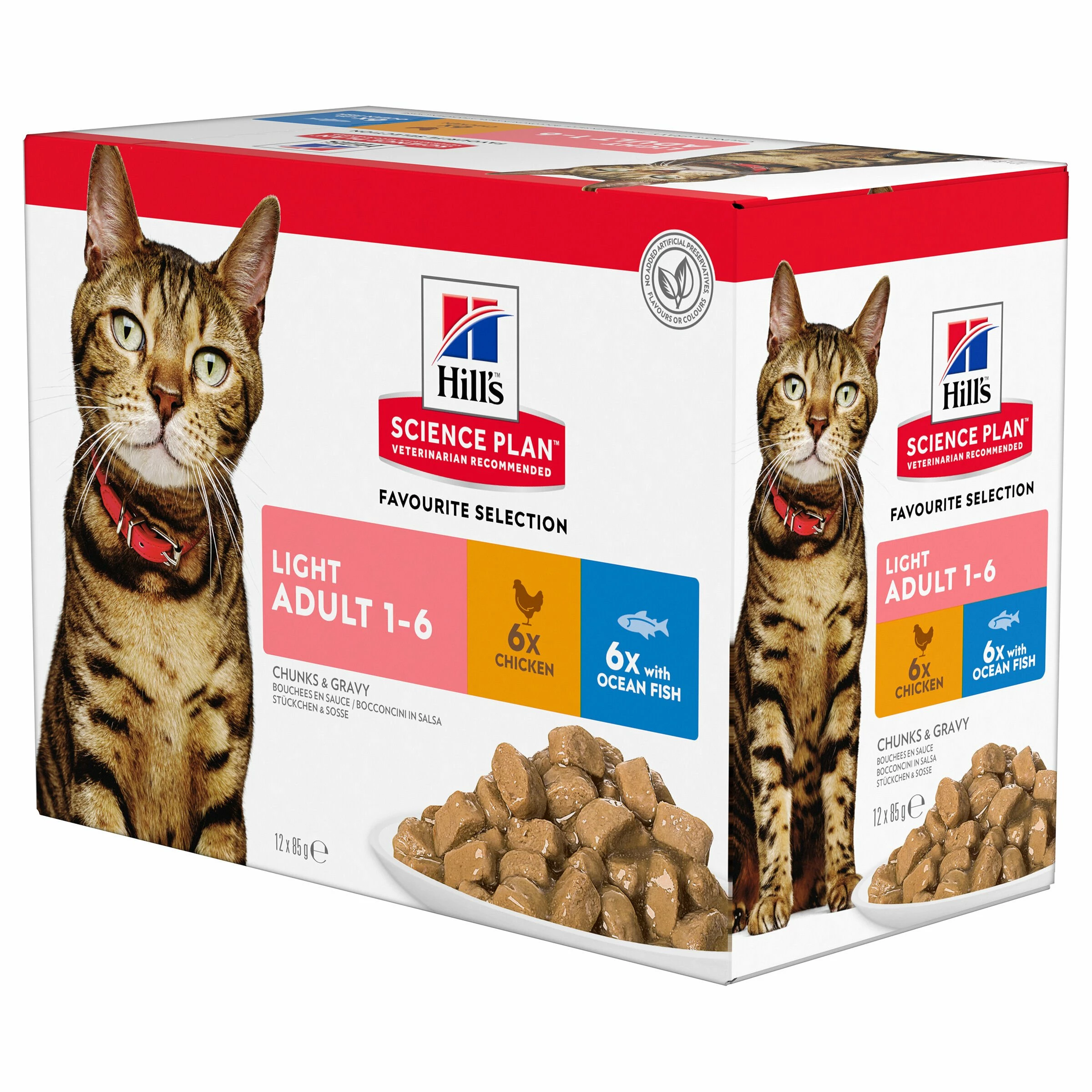 Hill's Katze Science Plan Adult Light Nassfutter Mixed Multipack