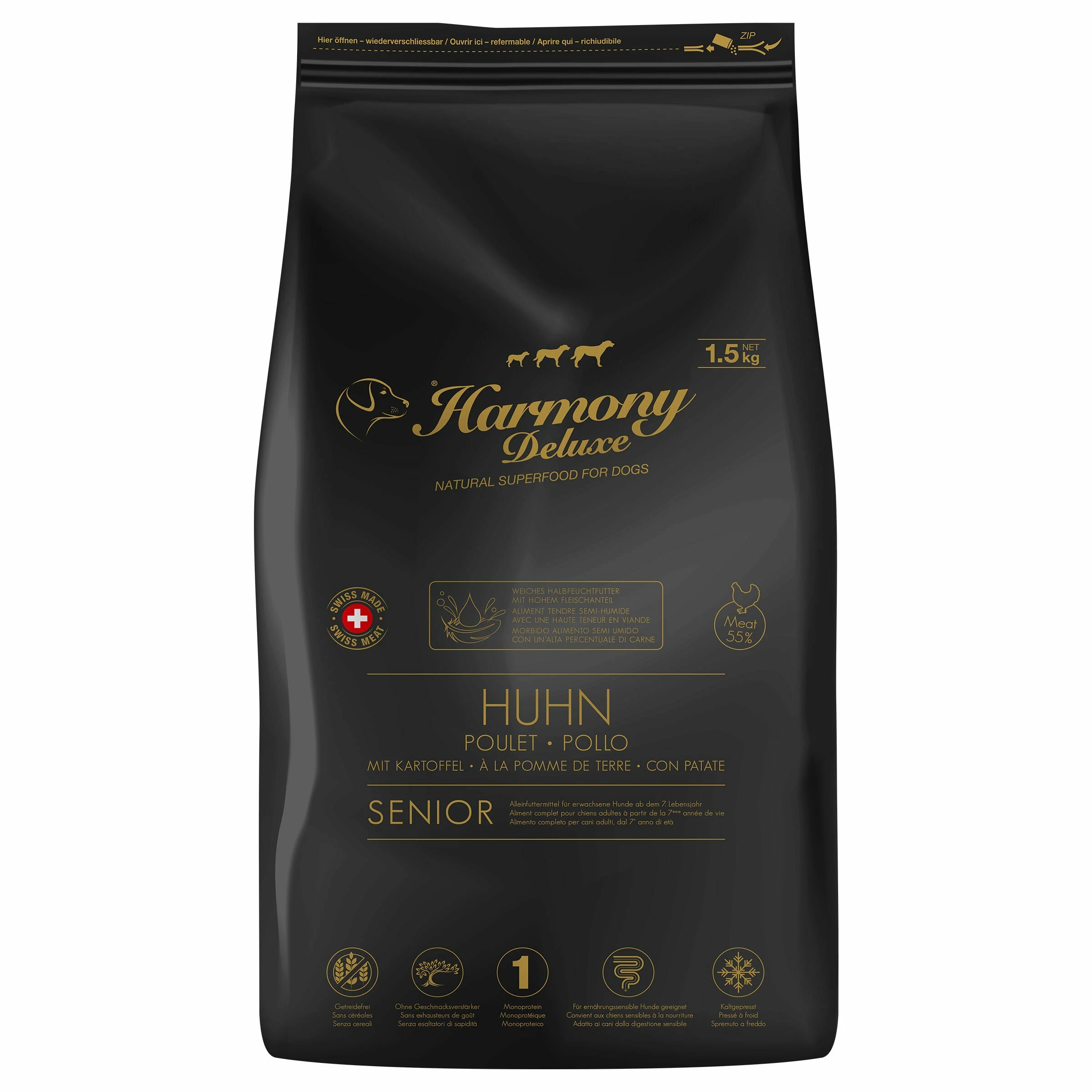 Harmony Dog Deluxe Senior Huhn Halbfeuchtfutter - Image 2