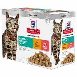 Hill's Katzenfutter Science Plan Adult Perfect Weight Multipack Huhn & Lachs