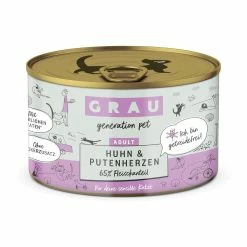 Grau - Generation Pet Nassfutter Huhn Und Putenherzen