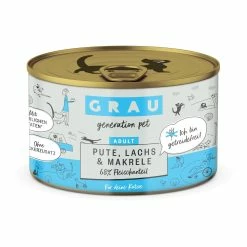 Grau - Generation Pet Nassfutter Pute, Lachs Und Makrele