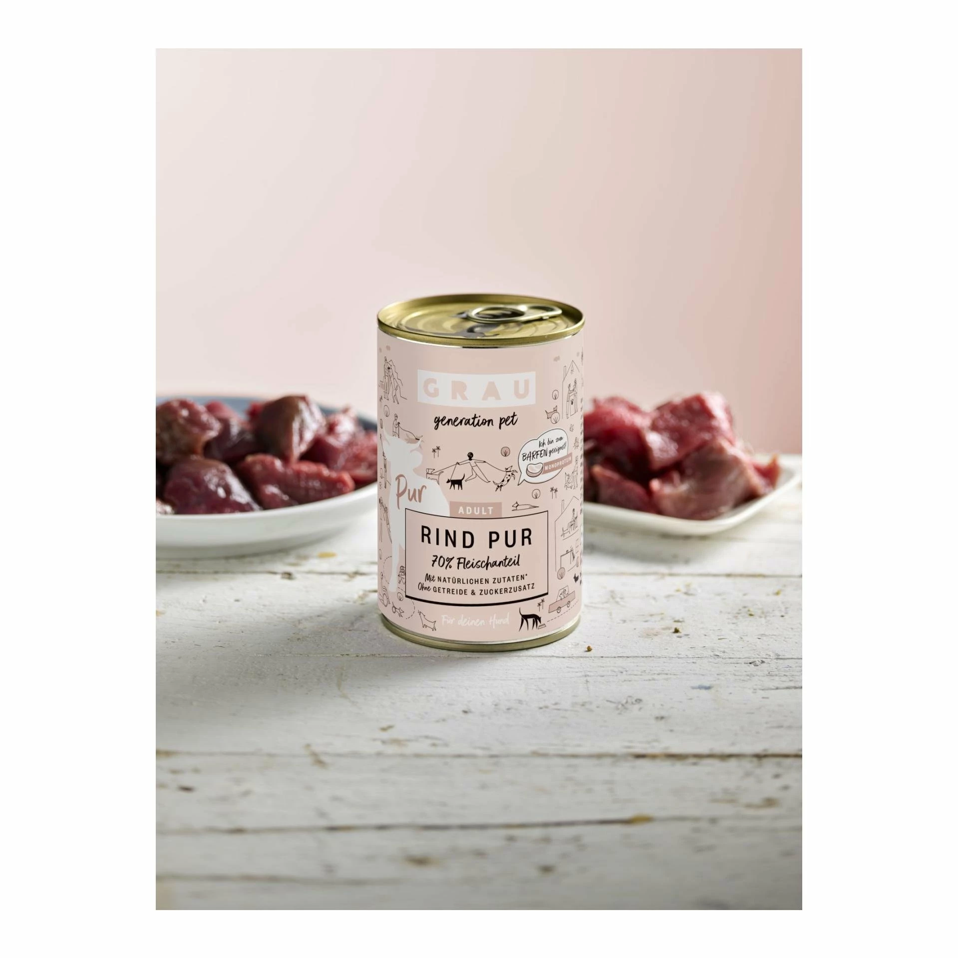 Grau - Generation Pet Nassfutter Rind Pur - Image 2