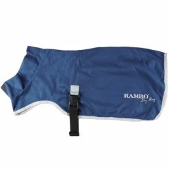Rambo Dog Rug Dry Navy/Silber L