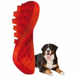 PetMe Pet+Me Dog Langhaar Bürste Rot