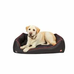Weatherbeeta Dog Bed Therapy Tec Schwarz/Silber/Rot M