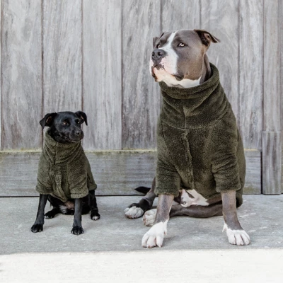 Kentucky Dog Sweater Teddy Fleece Pine Green 48cm - Image 4